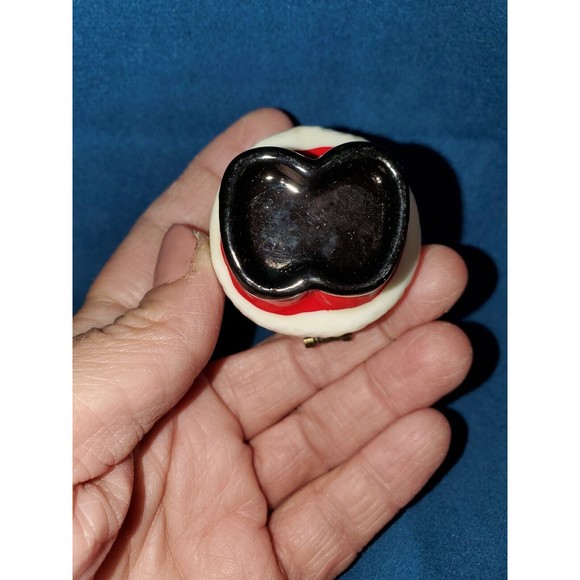 Santa Trinket Box Porcelain Hinged - Picture 6 of 7